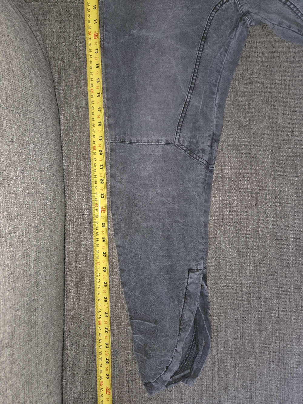 Free People Washed Black Cropped Ankle Jeans - Picture 9 of 12